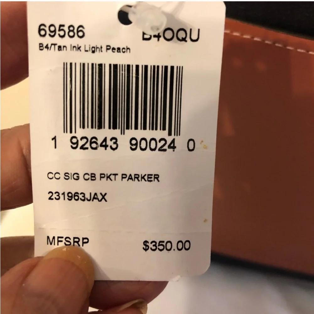 Signature Color Block Pocket Parker Coach Bag - Picture 6 of 8
